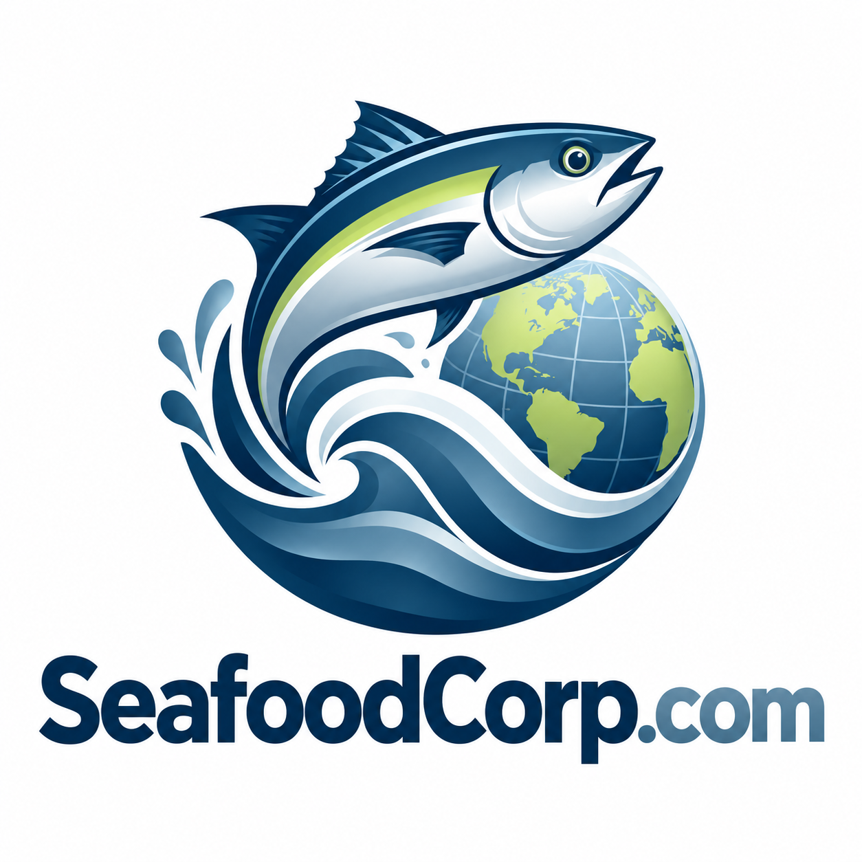 SeafoodCorp.com domain name artwork